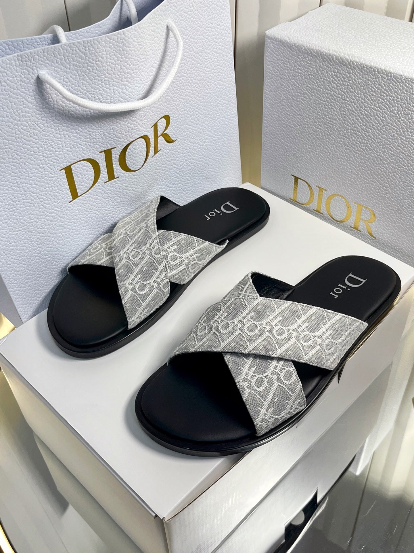 Dior 2026 Alias Sandals Canvas Leather 922917