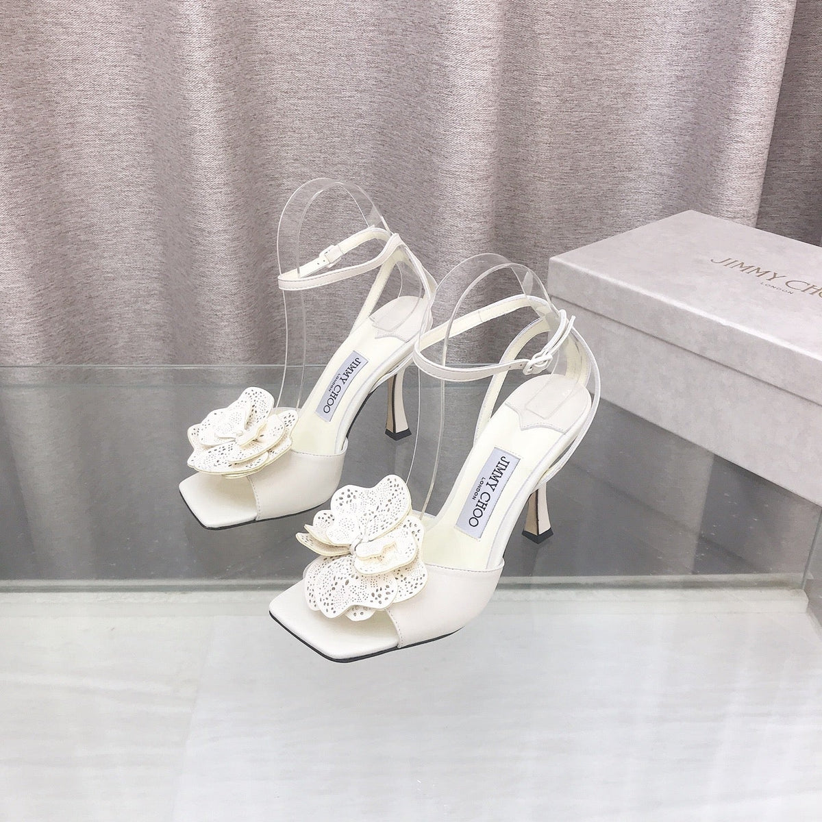 Jimmy Choo 2026 Mimmi Sandals 85mm Sheepskin 910775