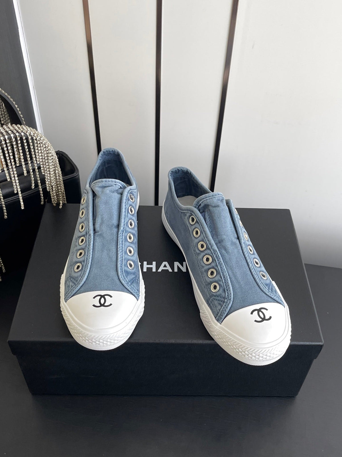 Chanel 2026 Platform Sneakers Canvas 945154