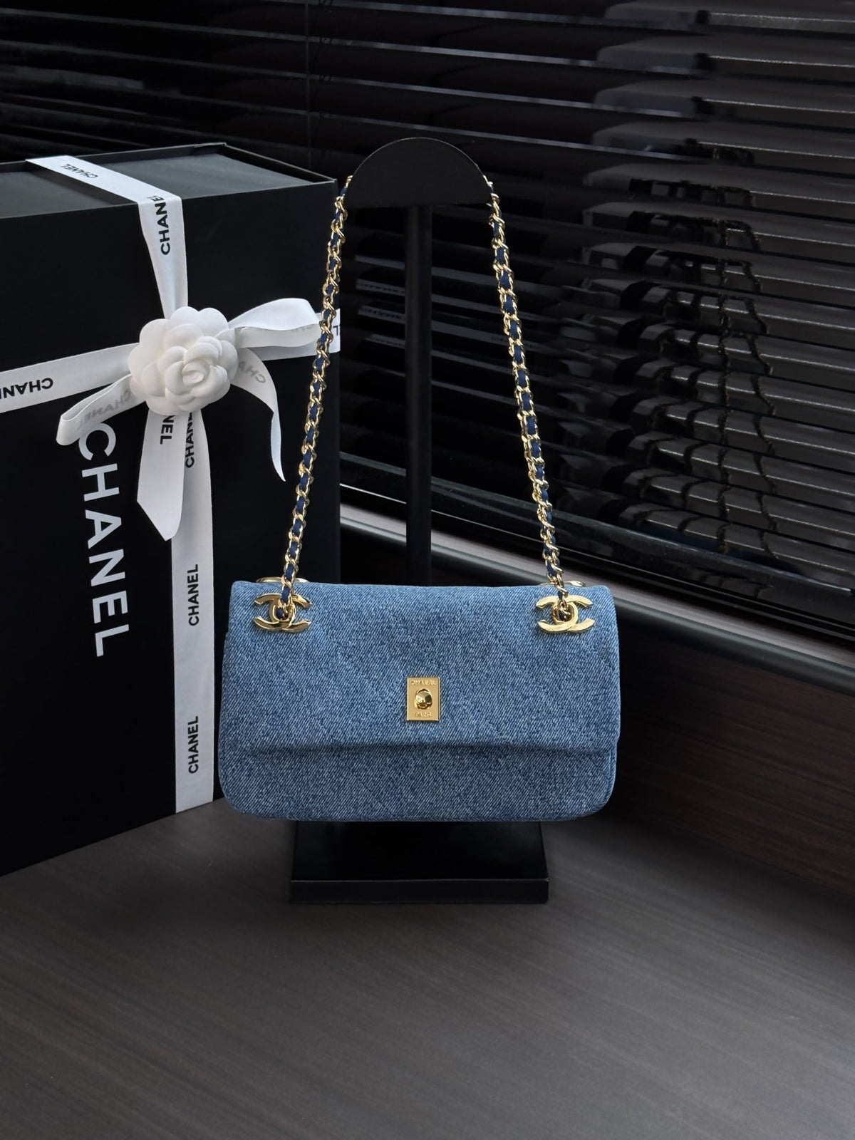 Chanel 2026 Flap Bag Suede And Denim Leather 143089