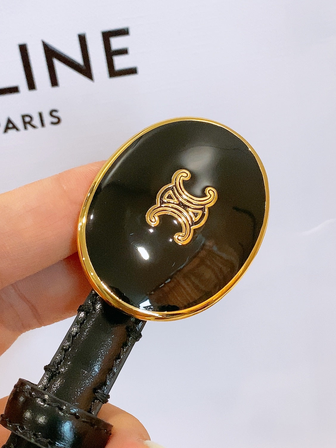 Celine 2026 Maison Tauriullon Belt 13mm Leather