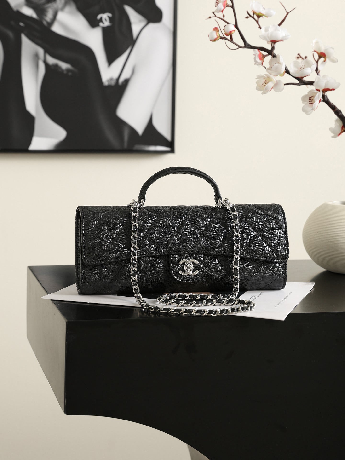 Chanel 2026 Classic Top Handle Bag 25cm Calfskin