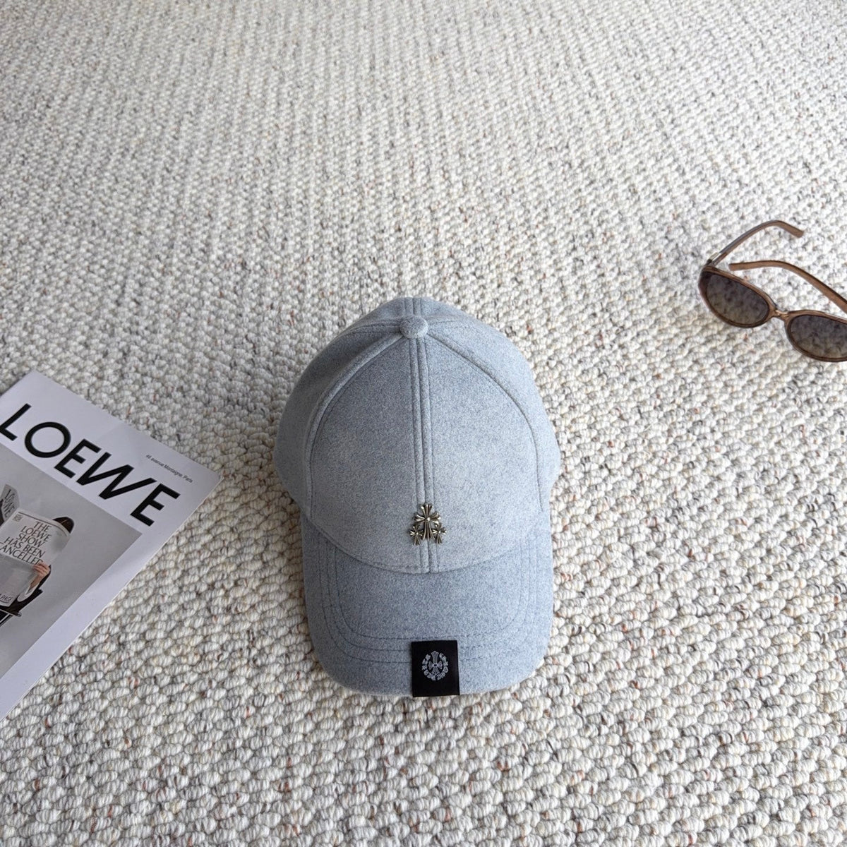 Chrome Hearts Wool Baseball Cap 413192