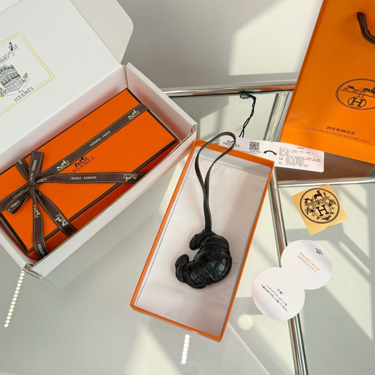 Hermes Croissant Bag Charm
