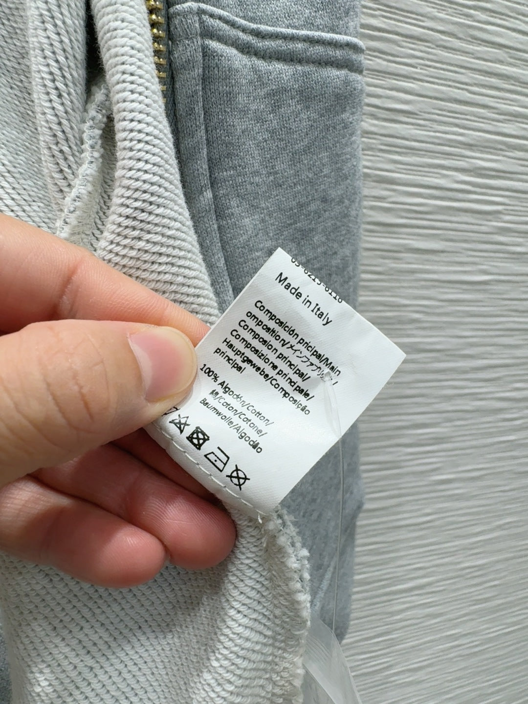 Loewe 25 Jacket Grey Cotton