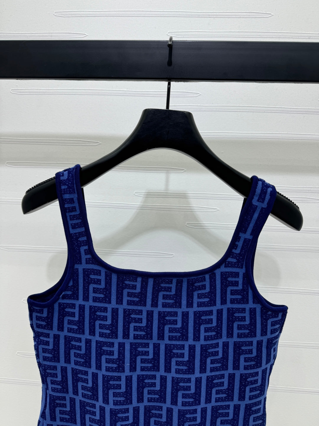 Fendi 25 Blue Knit Tank Top