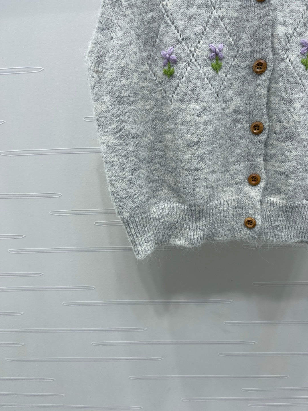 Miu Miu 25 Floral Vest Wool 285236