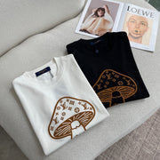 LV 26A Short-Sleeve T-Shirt Mushroom Pattern Cotton 405945