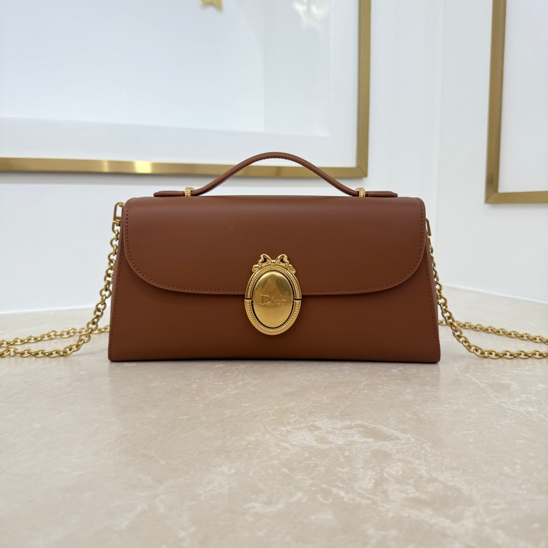 Dior 2026 Medaillon Clutch Multicolors Calfskin 165354