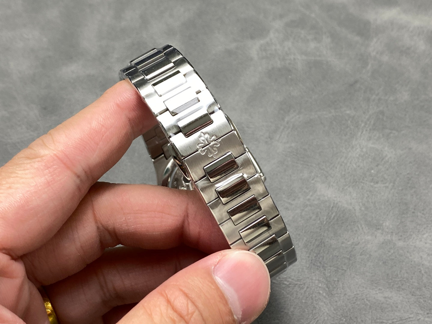 PATEK Nautilus 35.2mm Silver White Dial