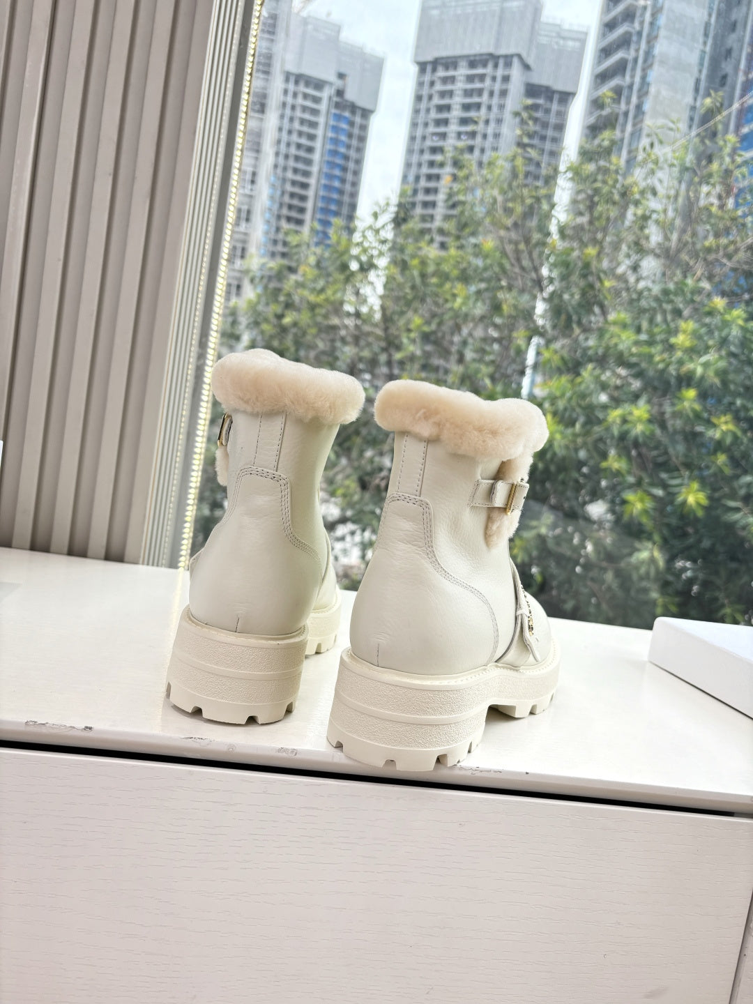Dior 2026 Alps D-Quest Ankle Boots Wool Leather 128401