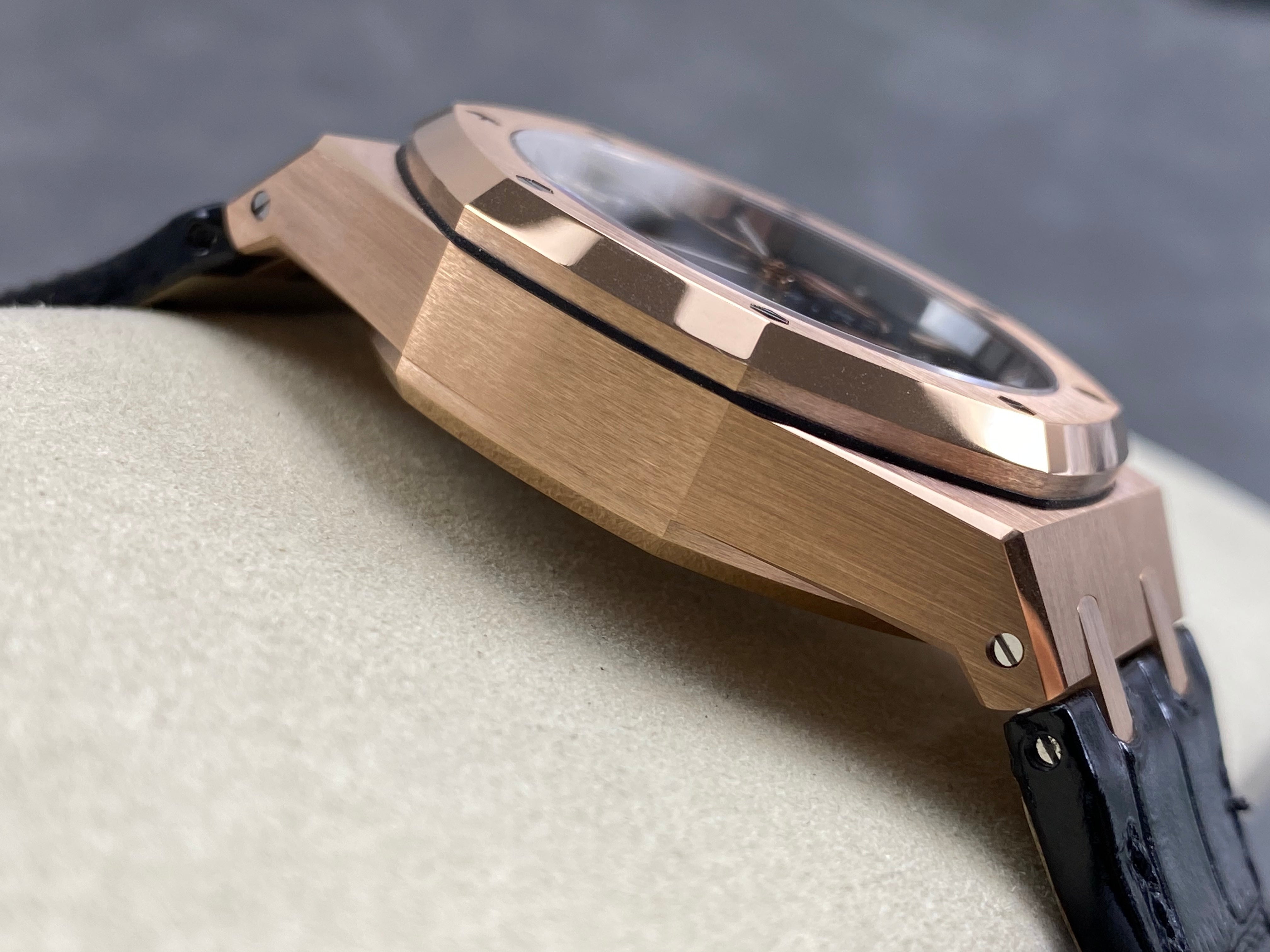 Audemars Piguet Royal Oak Chronograph 41mm Rose Gold Black Dial