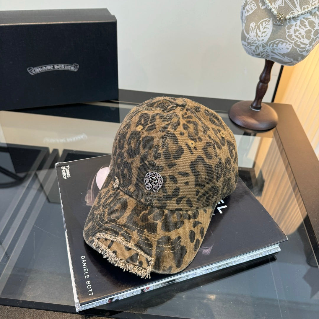 Chrome Hearts Kaki Brown Baseball Cap Hat 497924