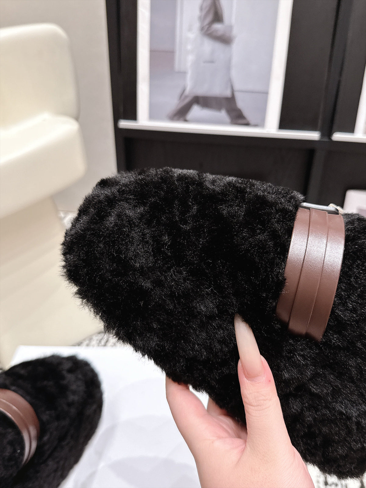 Loewe 2026 Thick-Soled Boken Mule Wool 138042