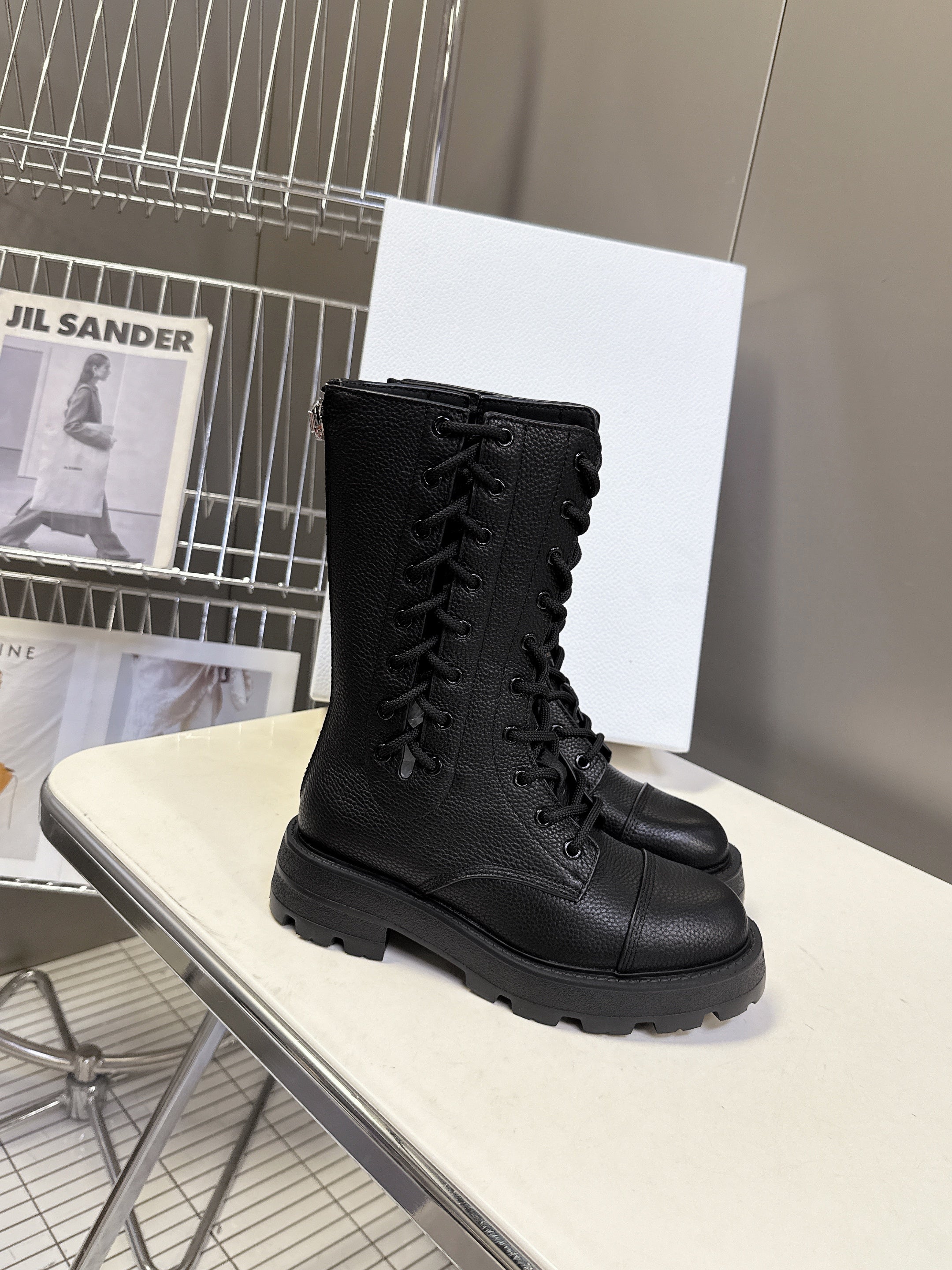 CD Martin Boots black top-grain calfskin 430998