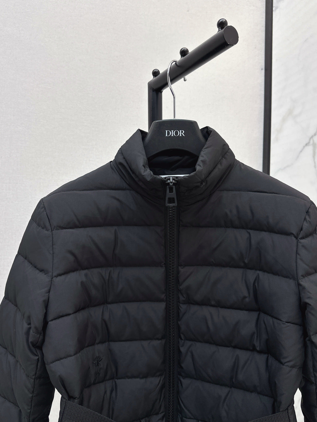 CD 25 Straight-Cut Puffer Jacket Cotton