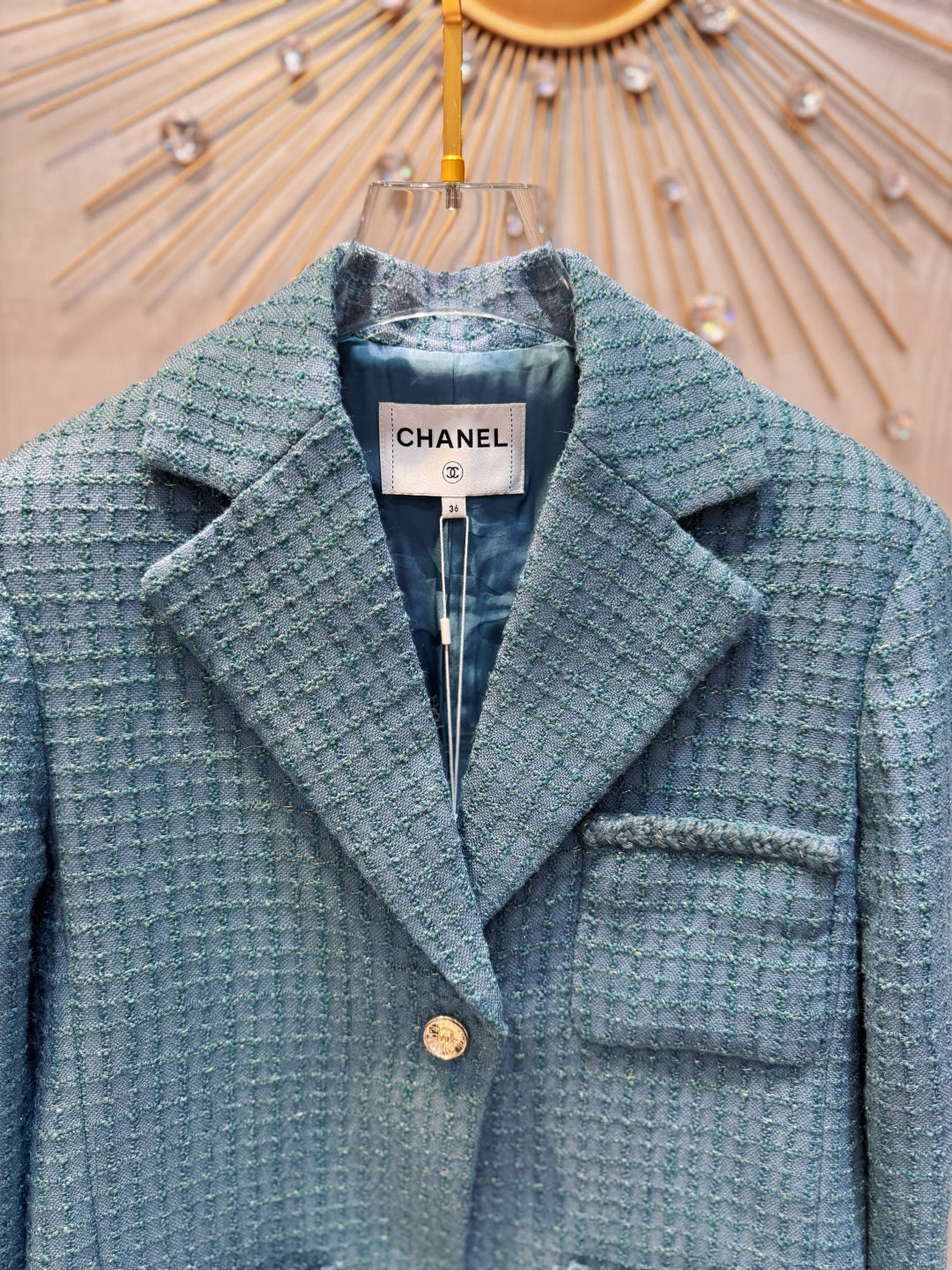 CC 25 Suit Turquoise Tweed 10801090