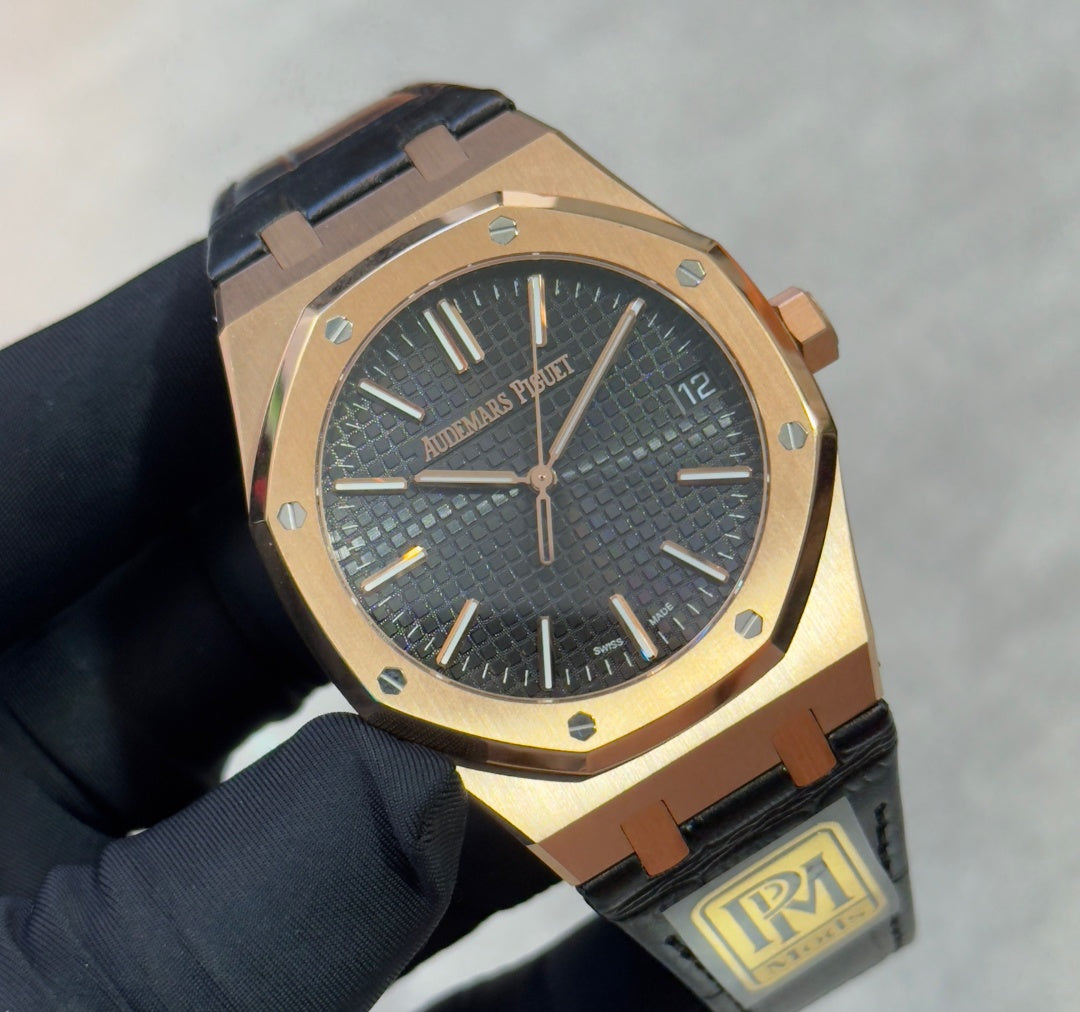 Audemars Piguet Royal Oak Selfwinding 41mm 15500OR Leather Strap
