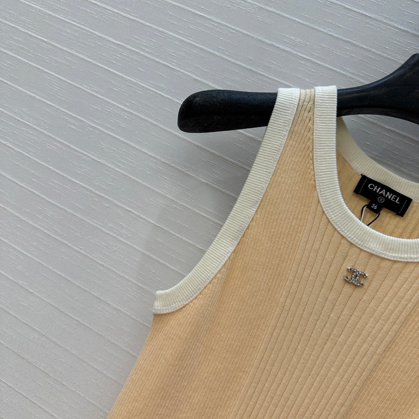 CC 25 Knitted Dress Yellow Cotton