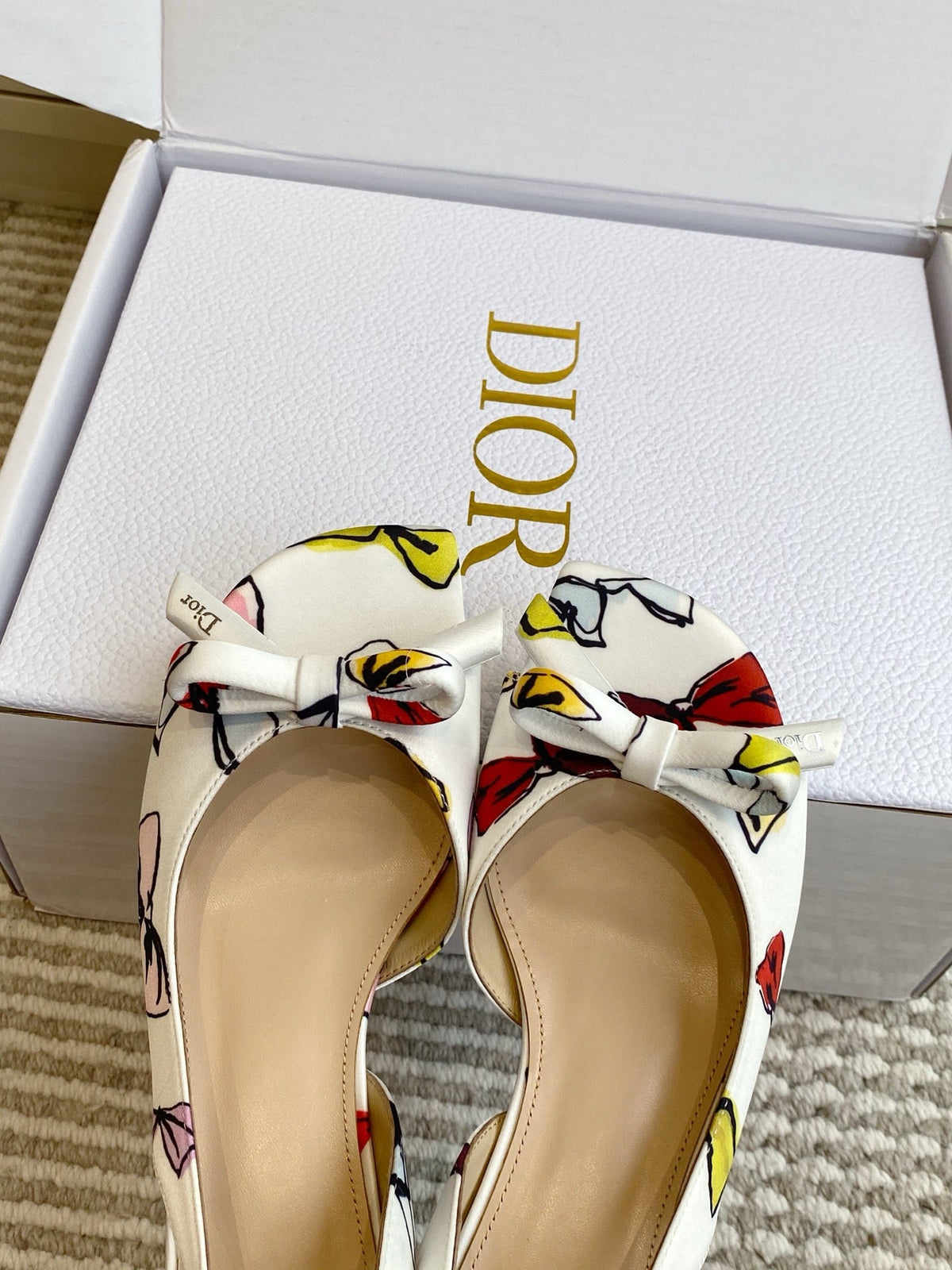Dior 2026 Bow Sandal Fabric 909652