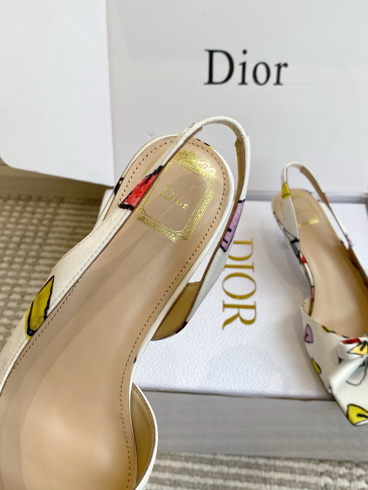 Dior 2026 Bow Sandal Fabric 909652