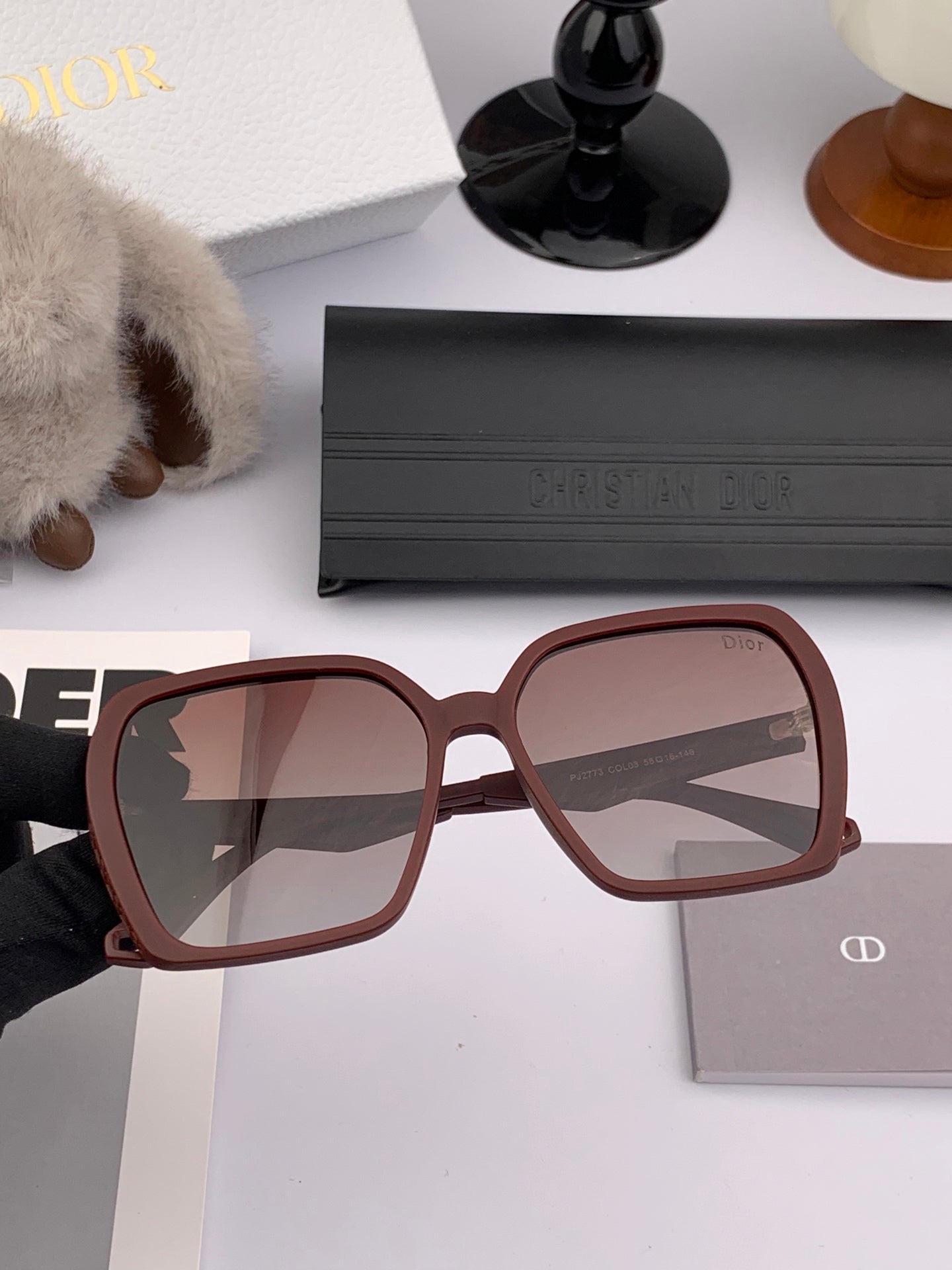 Dior 2025 Dark Red Sunglasses 559692