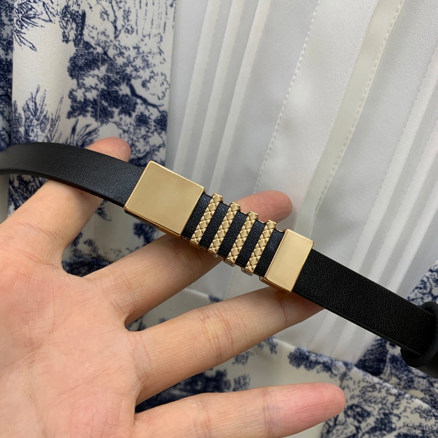 Dior 2026 Dress White Blue Cotton 399943