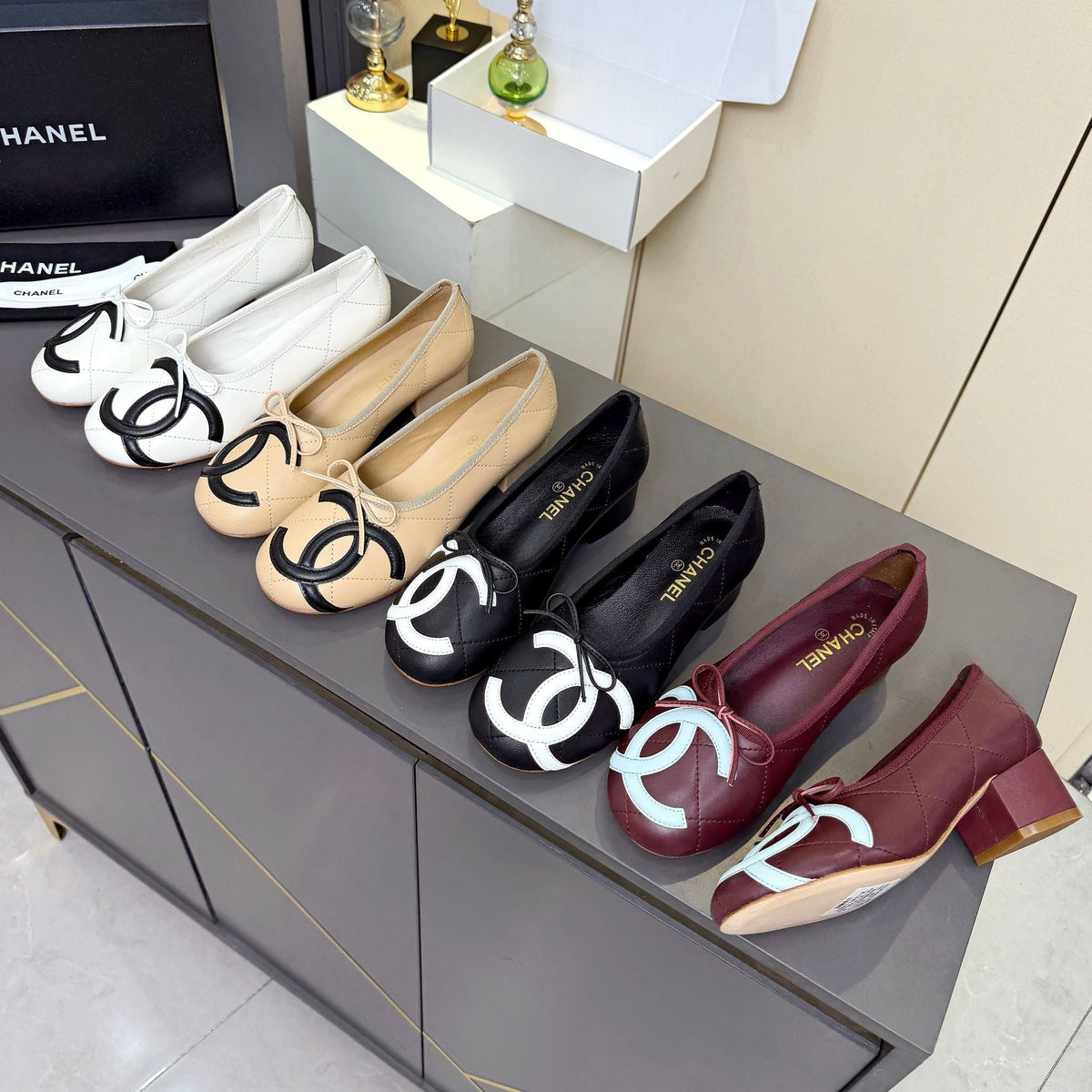Chanel 2026 Cambon Pumps 45mm Leather 124850