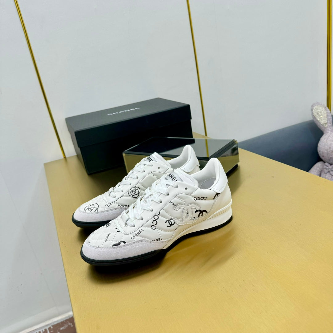 CC 25s Sneaker White Leather With Velvet 297809