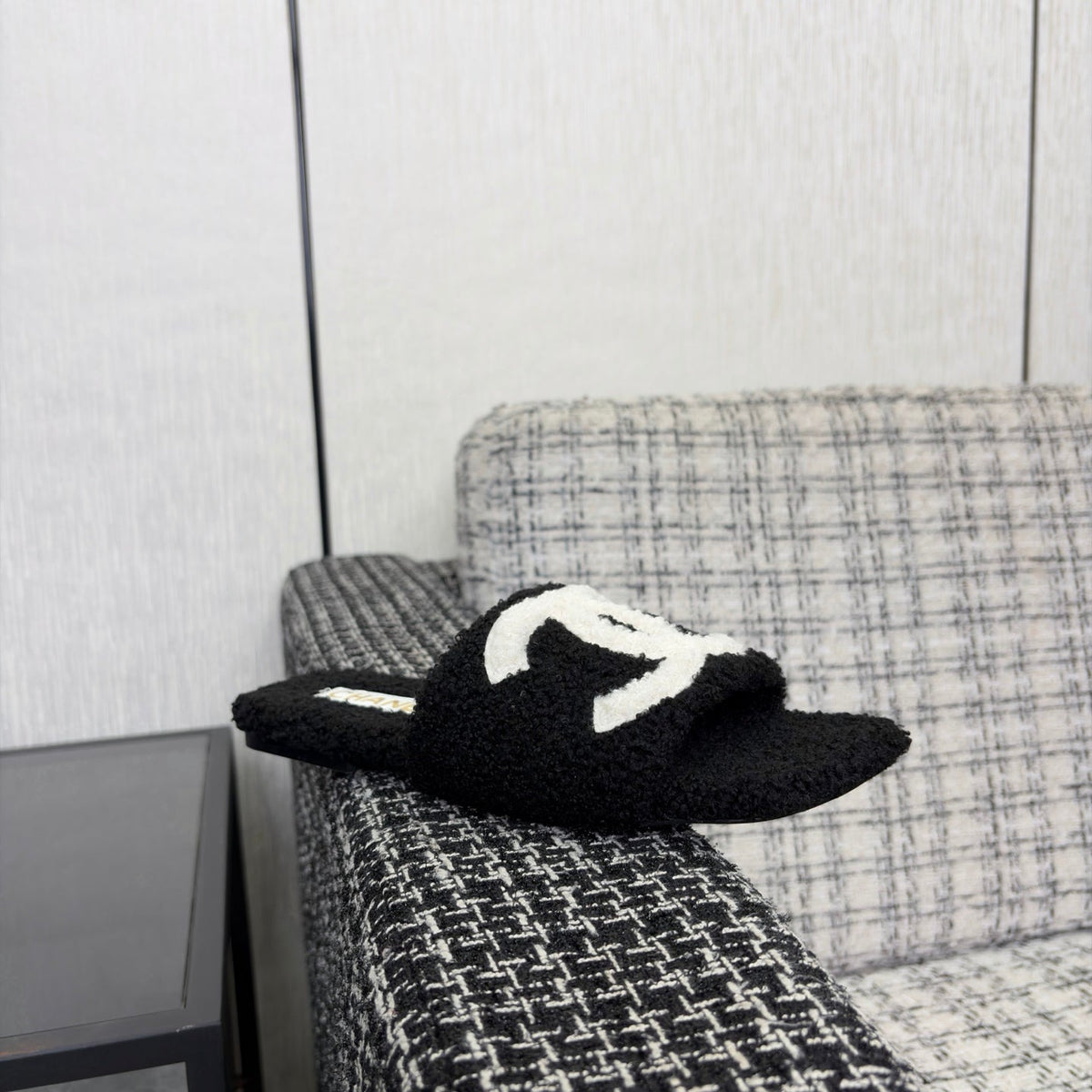 Chanel 2026 Square Toe Sandals Wool 128086