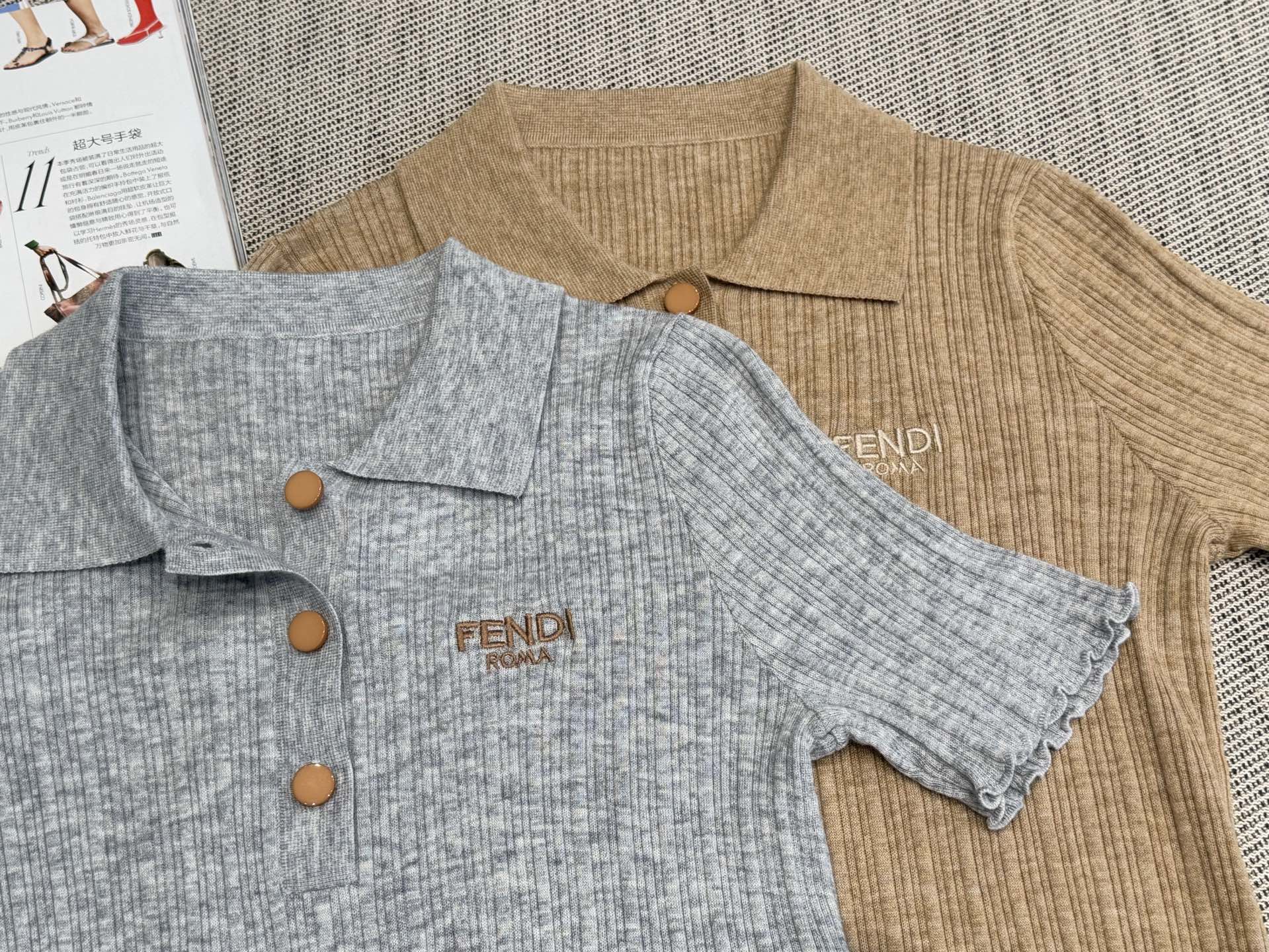 Celine Polo Shirt Fabric 232709