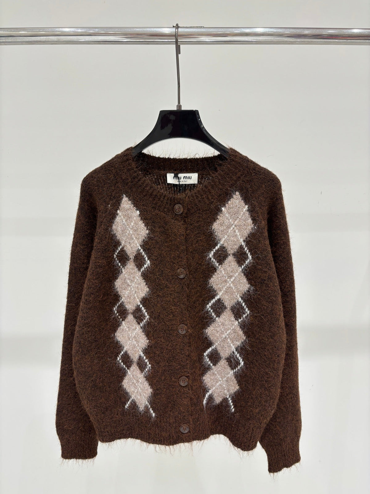 Miumiu 2026 Agarwood Cardigan Wool 431806
