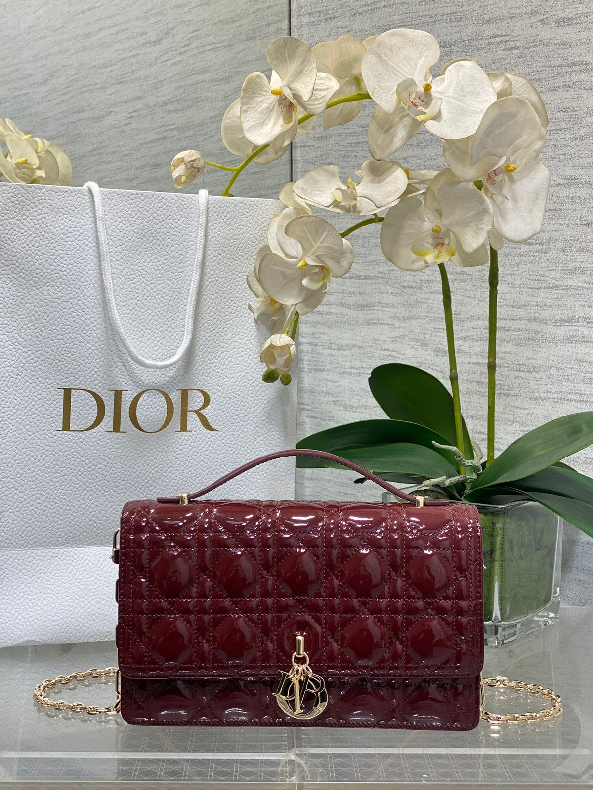 Dior 2026 My Dior Top Handle Bag 24cm Multicolors Quilted Leather