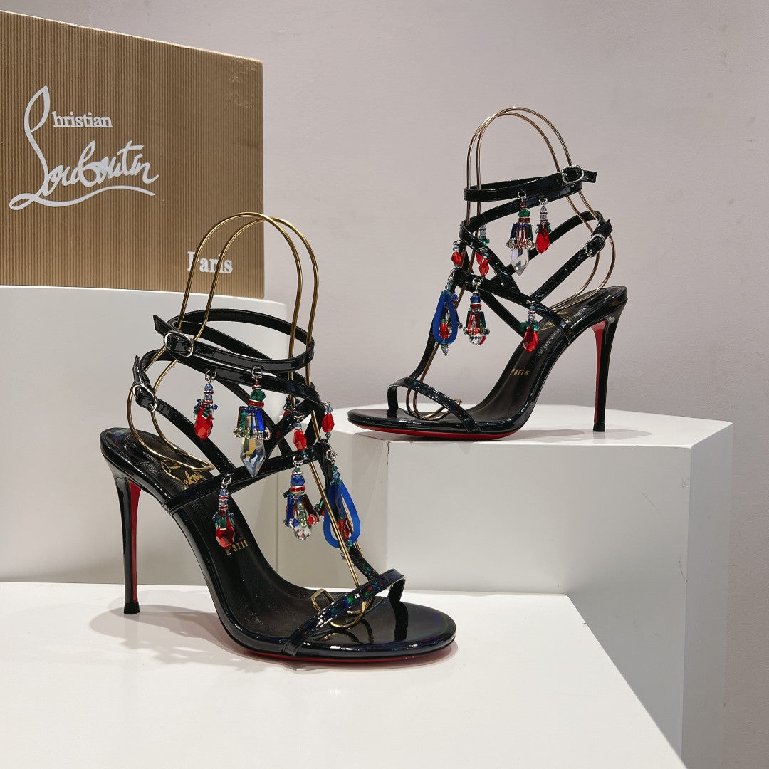 CL 25 Bombina Pampilla Sandals 100 Patent Leather 240499
