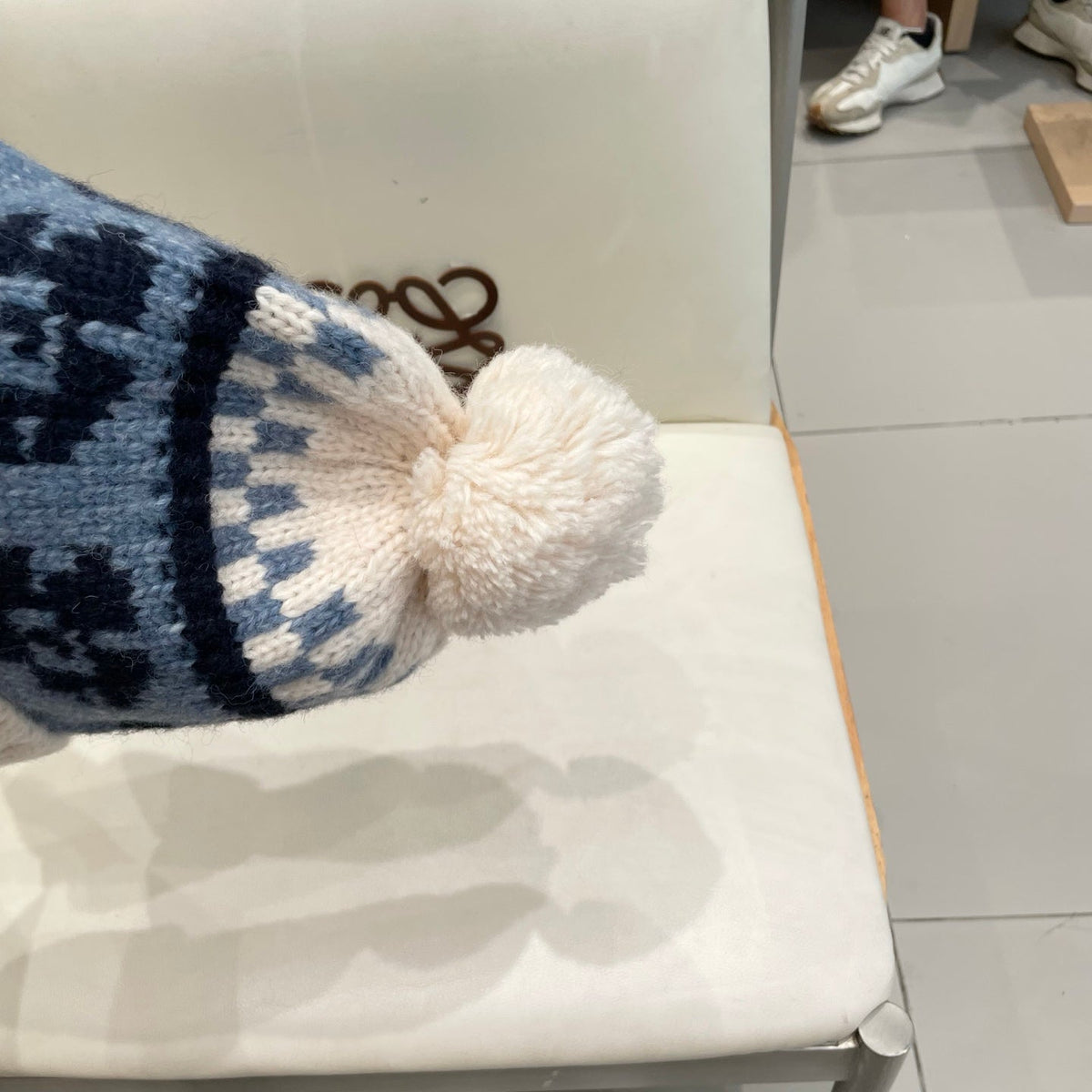 Moncler Knitted Chullo Beanie Hat 497700
