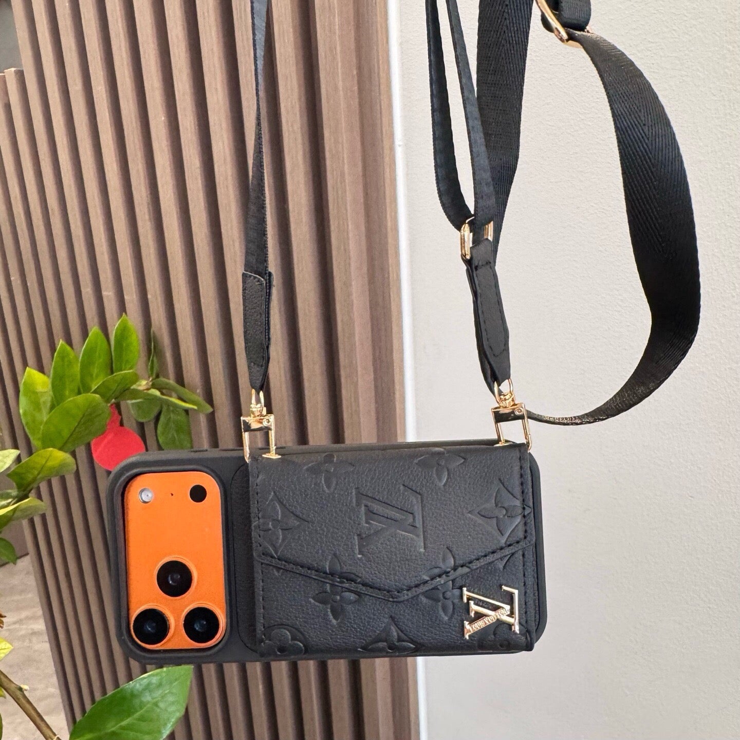Louis Vuitton Card Holder Crossbody Phone Case 393895