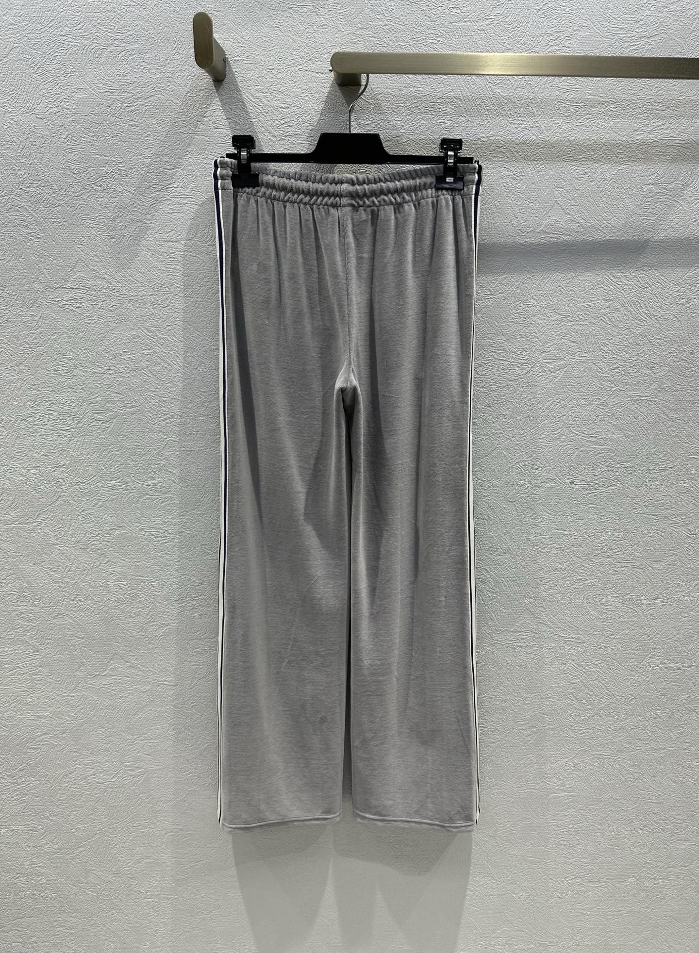Celine 25 Pant Grey White Velvet Cotton