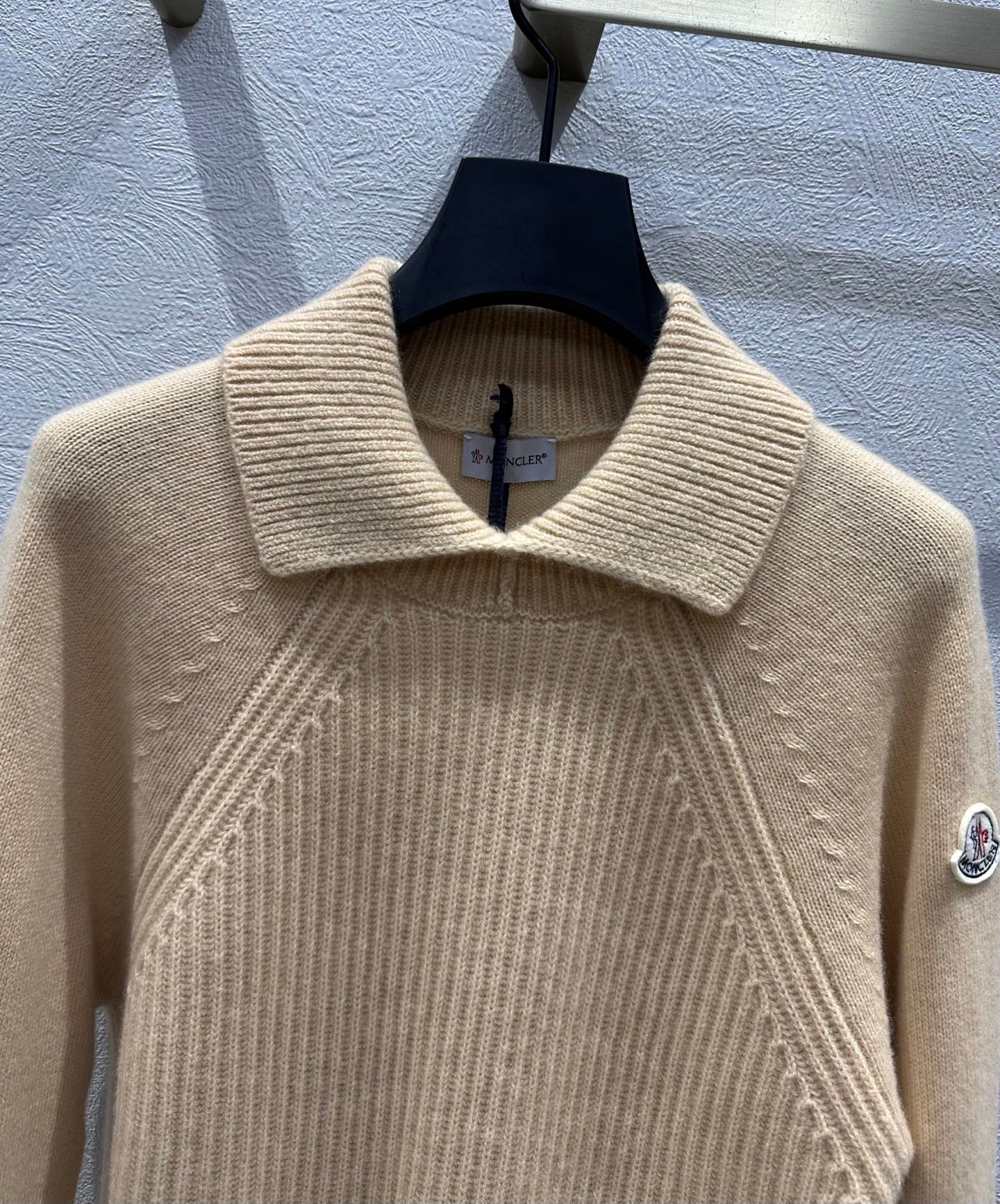 MC 2025 Turtleneck Sweater Beige Cashmere