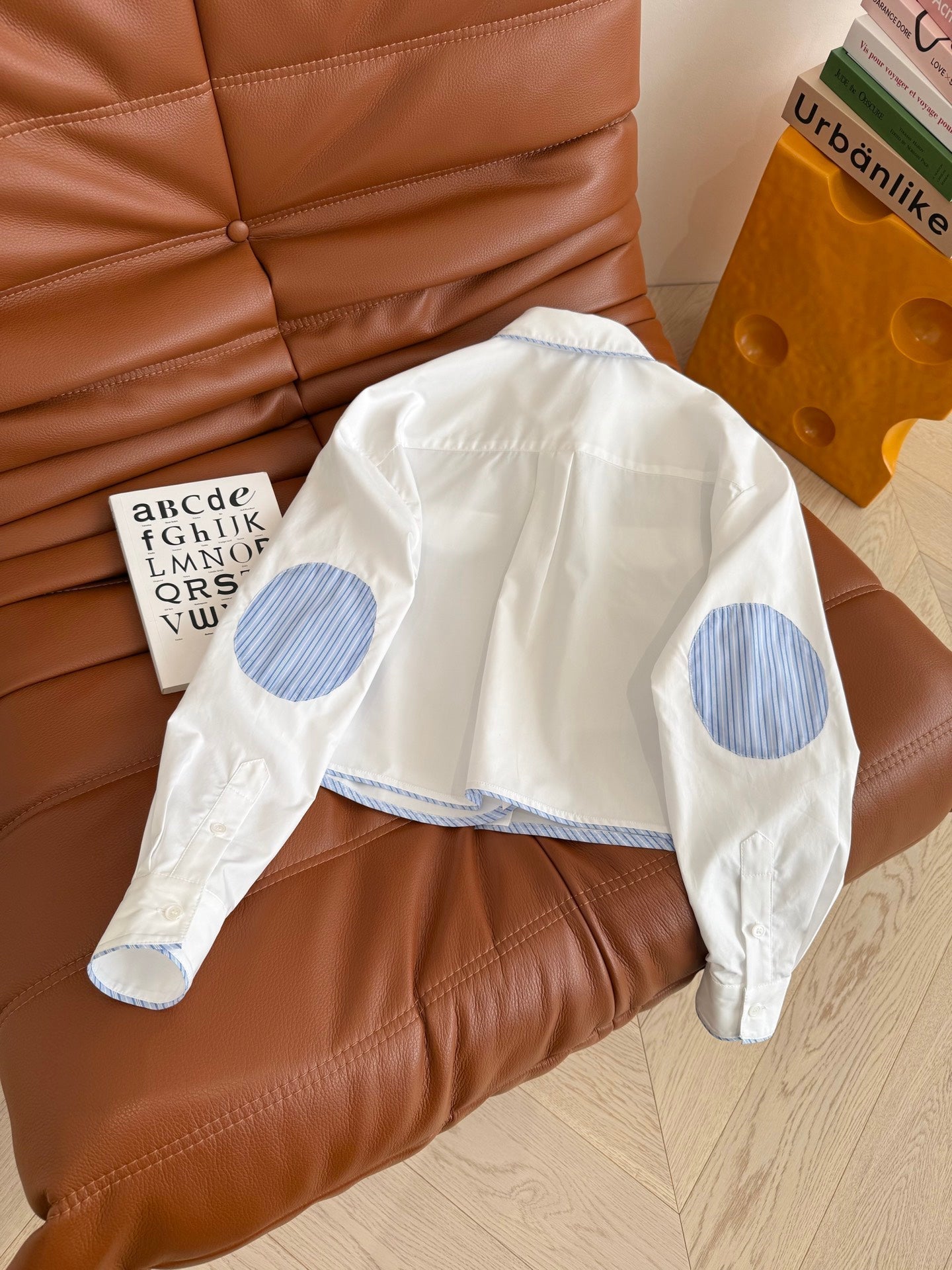 CC Short shirt In White Cotton