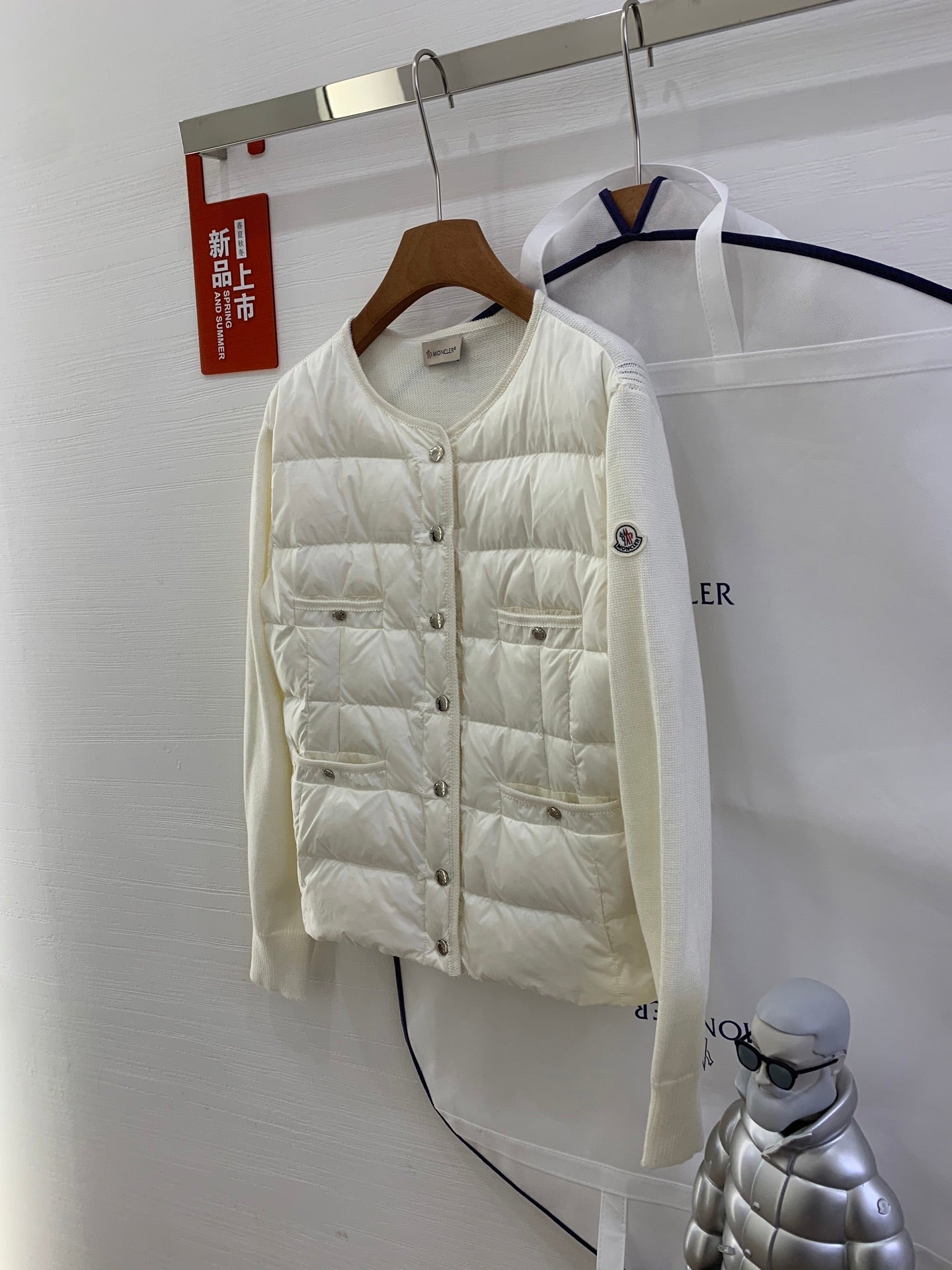 Moncler 25 Lightweight Knitted Cardigan Polyamide 288486