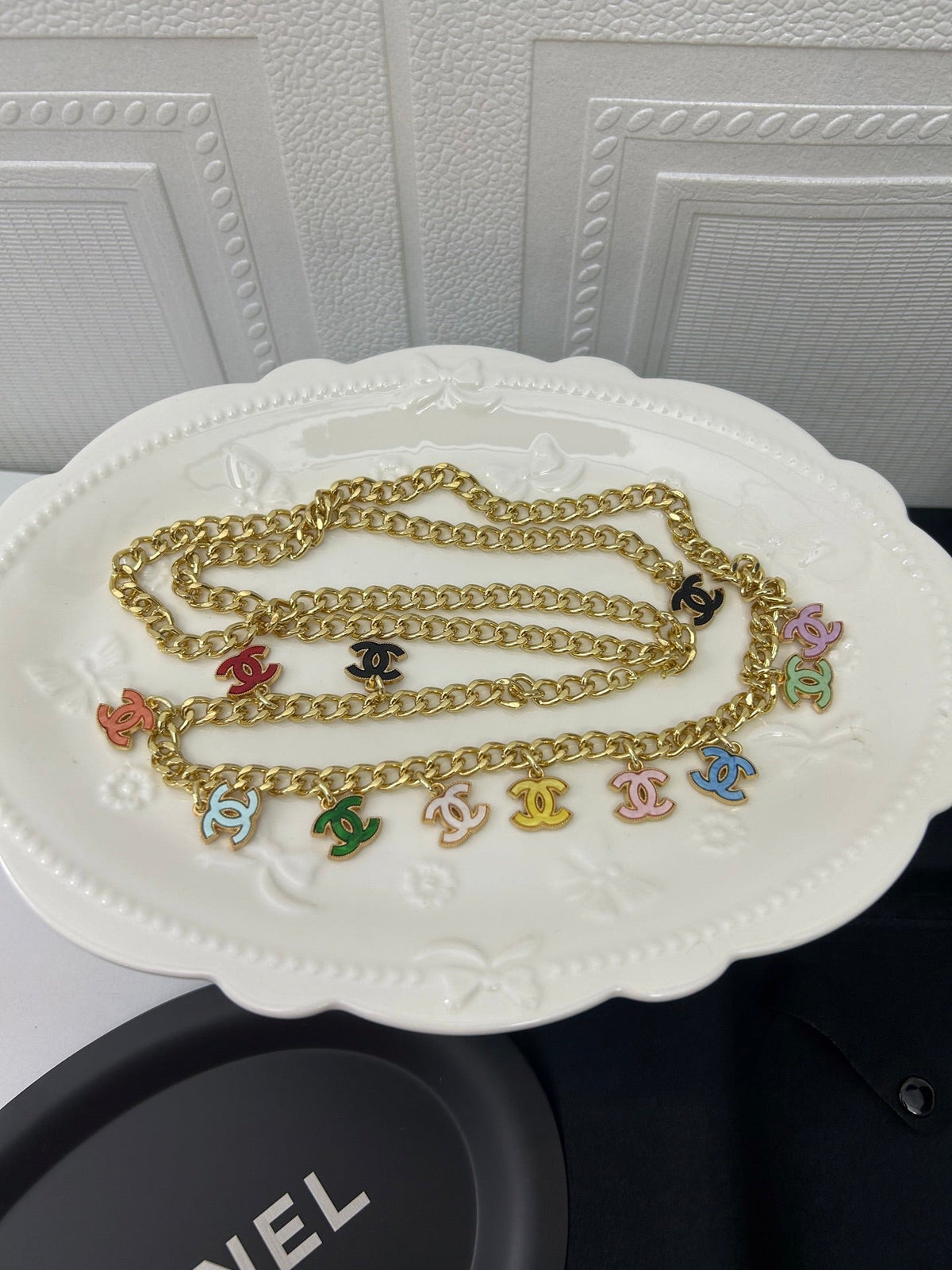 Chanel 2026 Enamel CC Chain Belt 214359