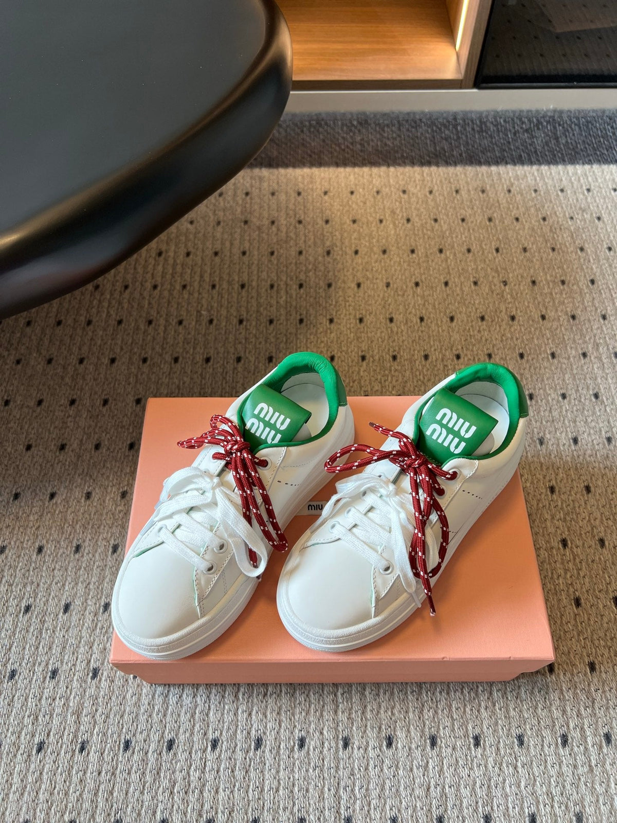Miu Miu 2026 Low Top Sneakers Cowhide 956016