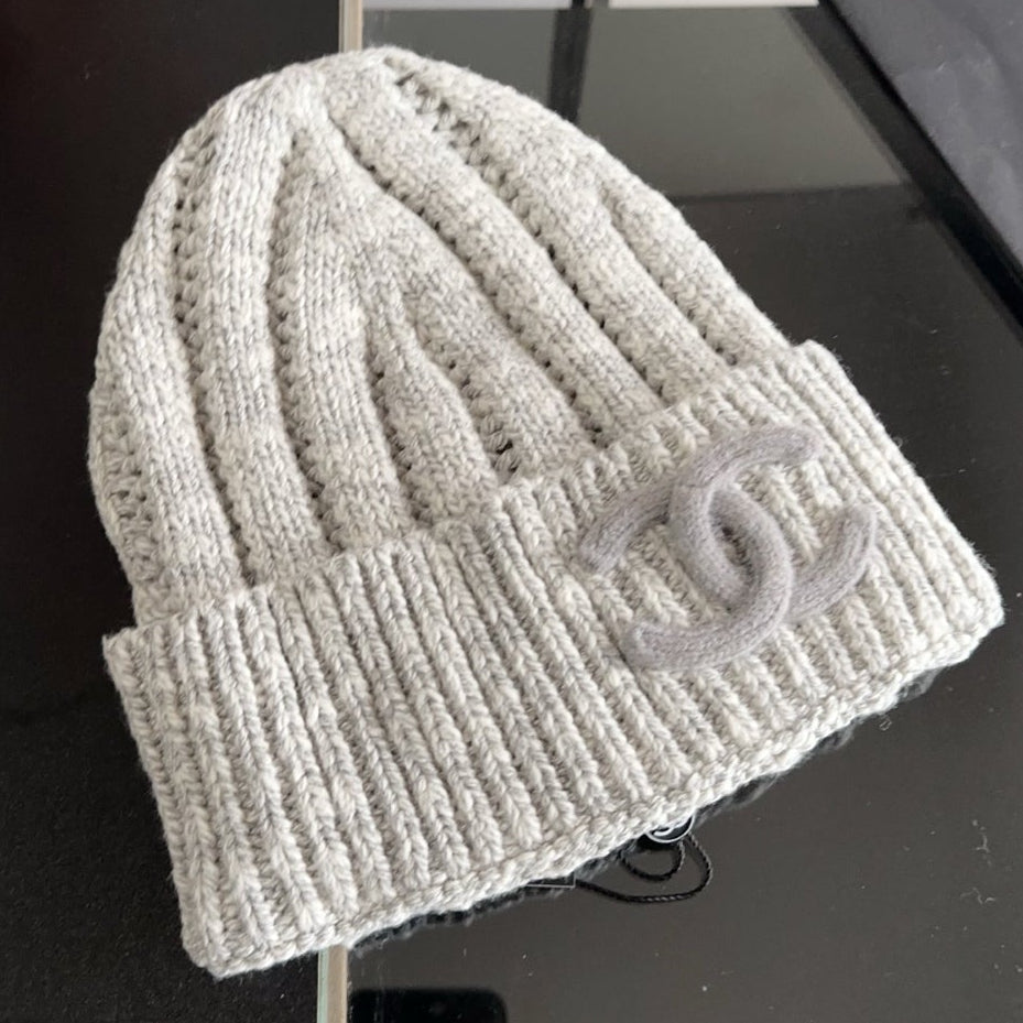 Chanel Wool Beanie Hat 512769