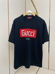 GC 2026 Men's 3D Letter T-Shirt Cotton Fabric 699240