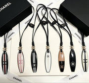 Chanel Surfboard-shaped Leather Cord Charm