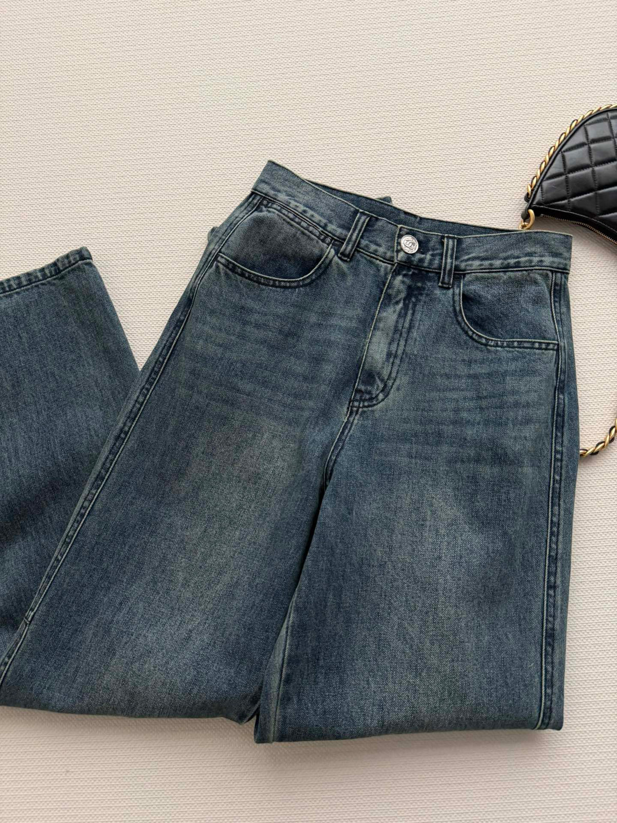 Chanel 2026 Denim Pant Blue Cotton 363711