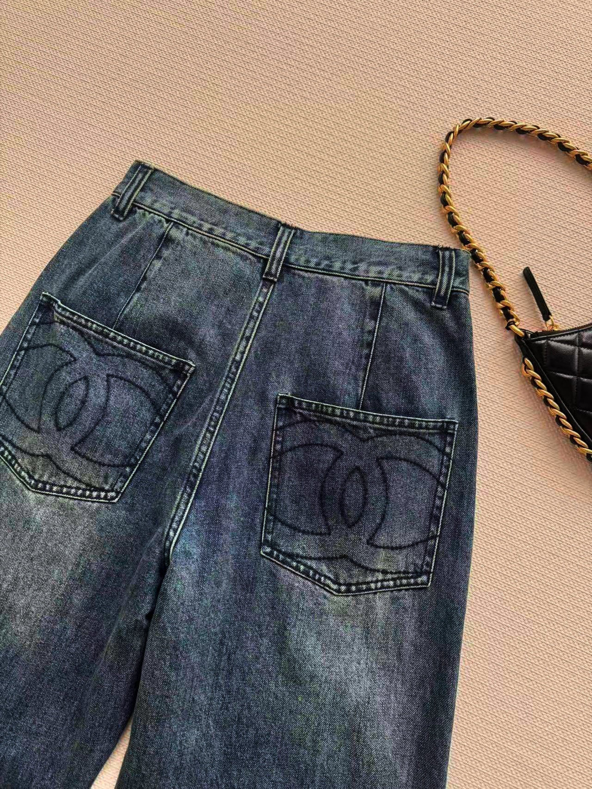 Chanel 2026 Denim Pant Blue Cotton 363711