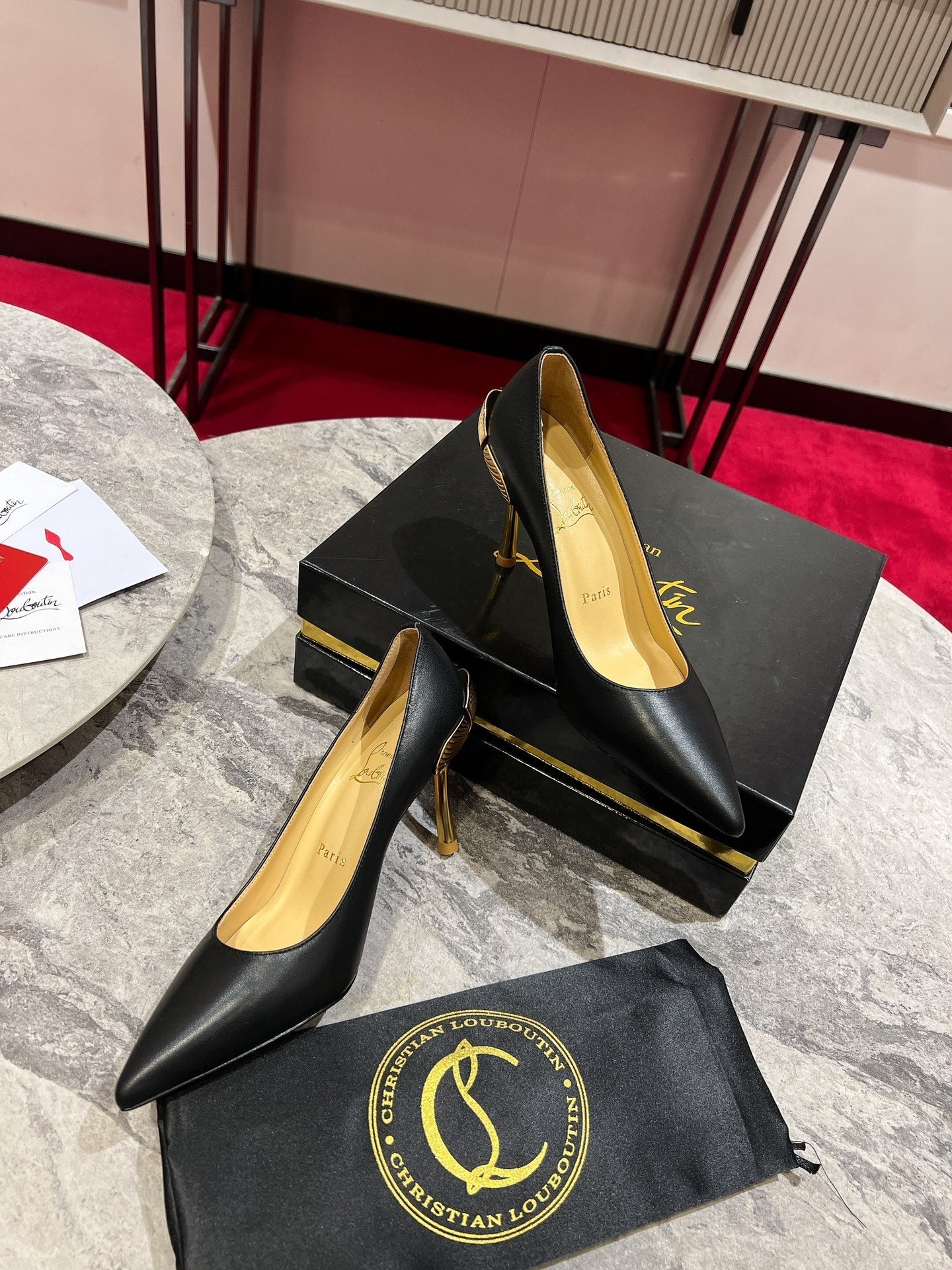 CL Ginko Pump 85mm Pumps Nappa Leather Black