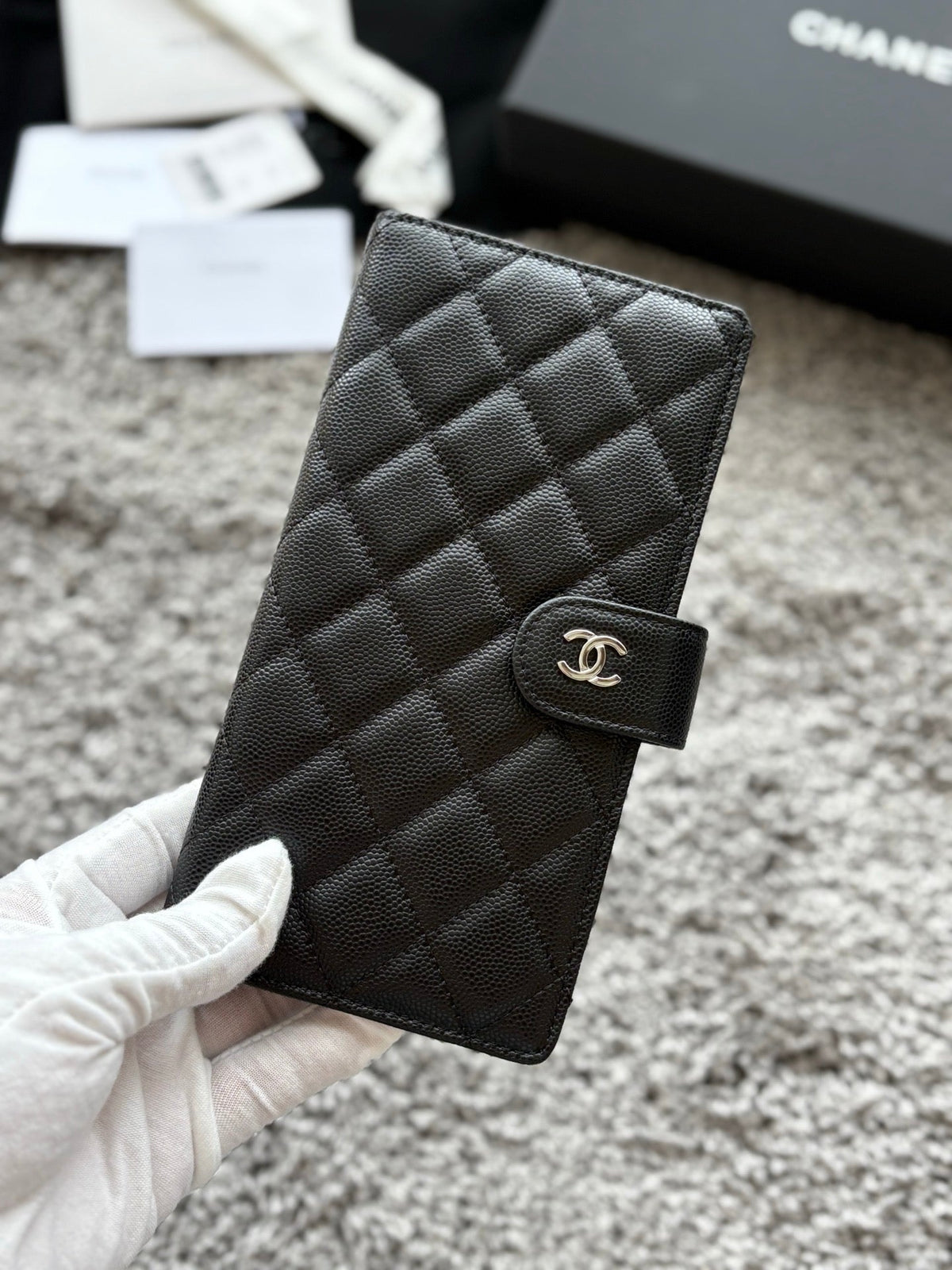 Chanel 2026 Long Wallet 19cm Leather 102500
