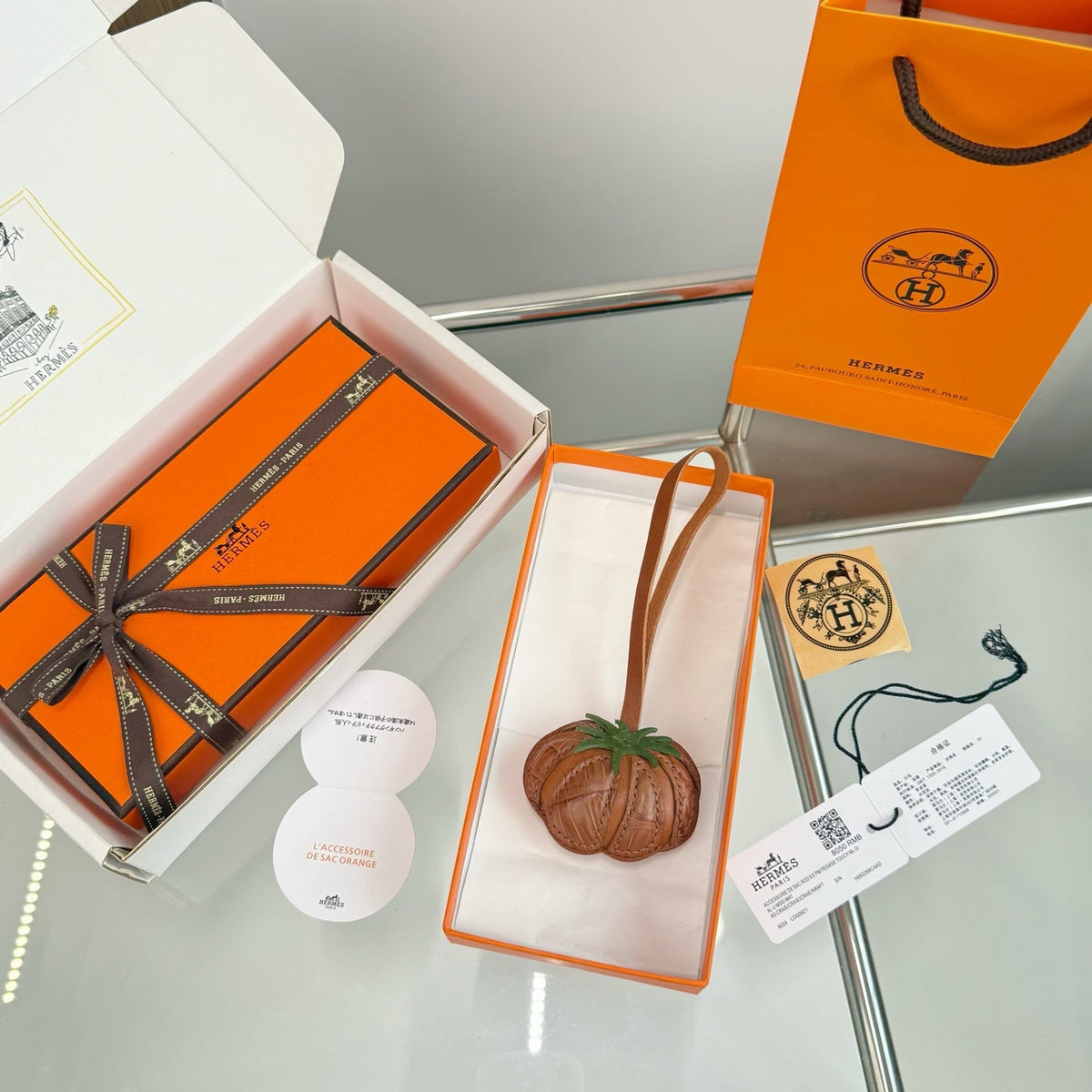 Hermes Tomato Bag Charm